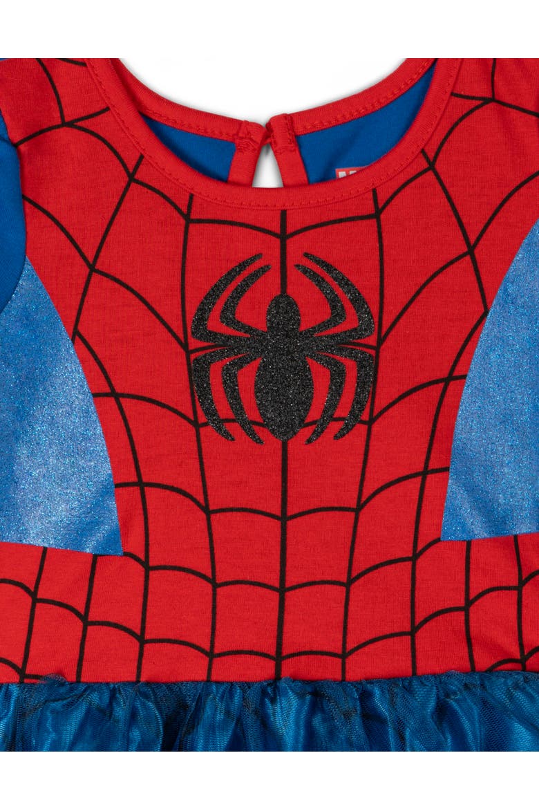 Spider-Man Cosplay Tutu Dress and Leggings Set, Alternate, color, Spider Man Red Blue