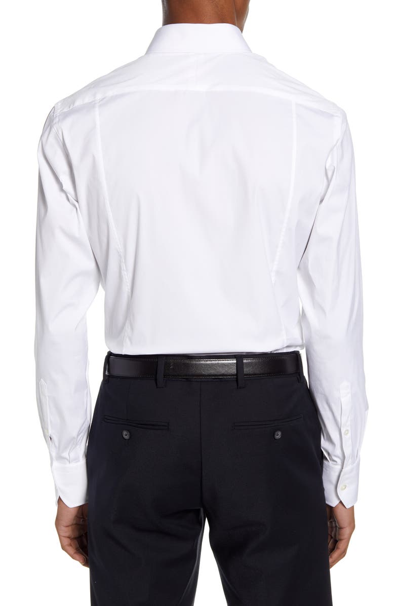 Thomas Pink Slim Fit Stretch Poplin Dress Shirt, Alternate, color, 