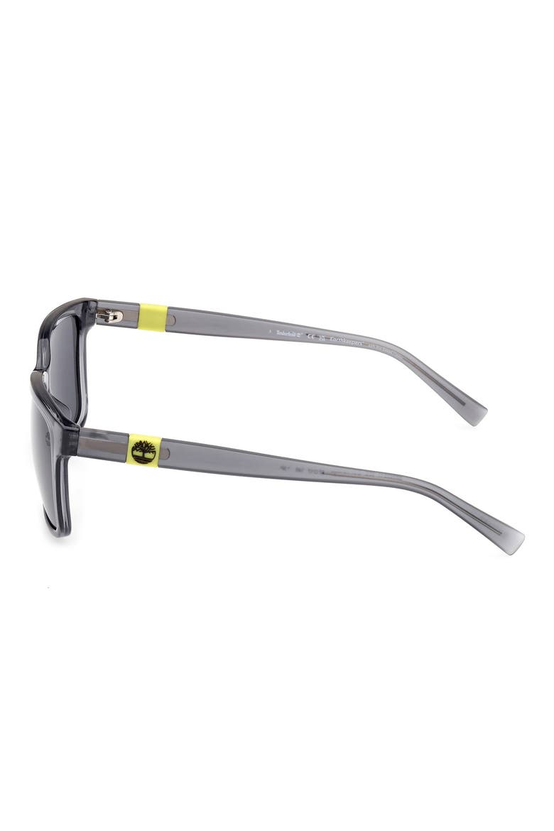 57mm Sunglasses, Alternate, color, GREY/OTHER / SMOKE POLARIZED