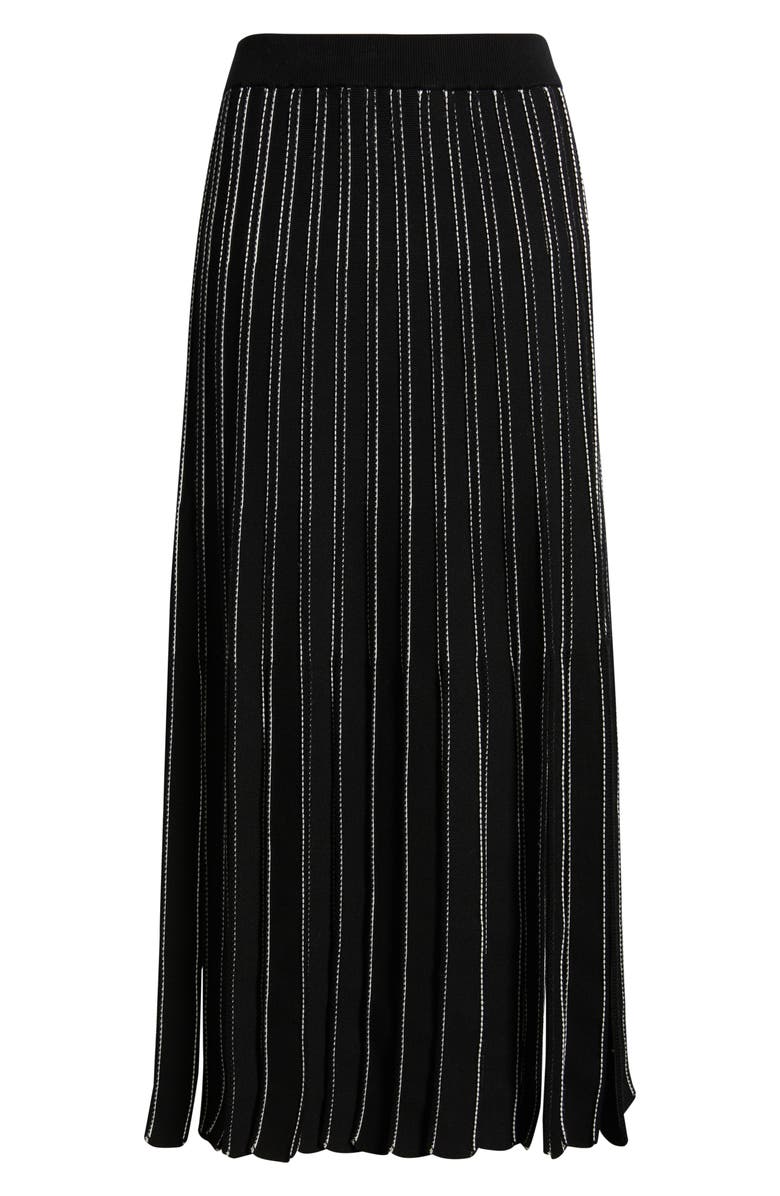 BOSS Fatrina Pleated Midi Skirt, Alternate, color, Black