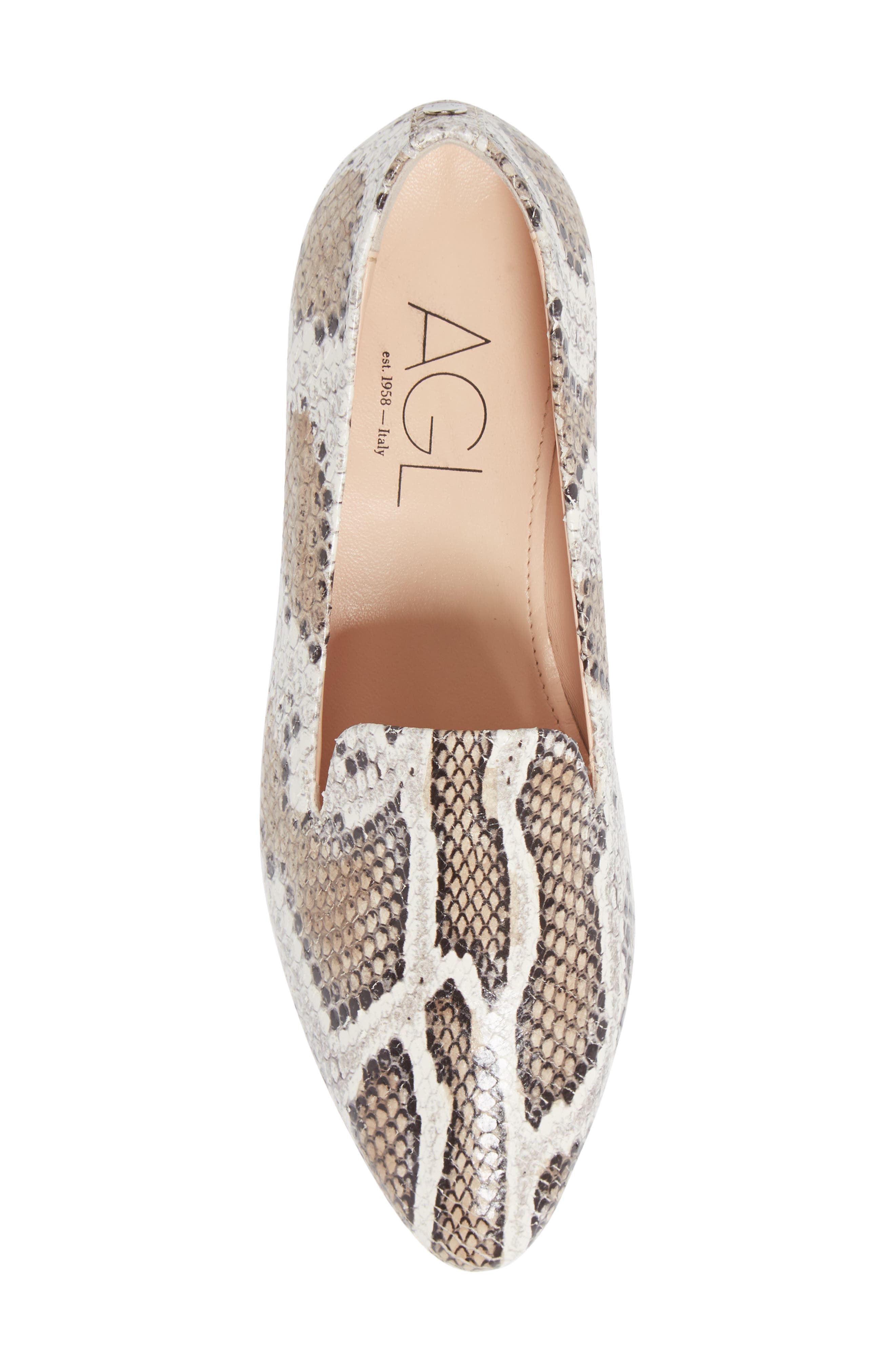 AGL Embossed Venetian Loafer, Alternate, color, 