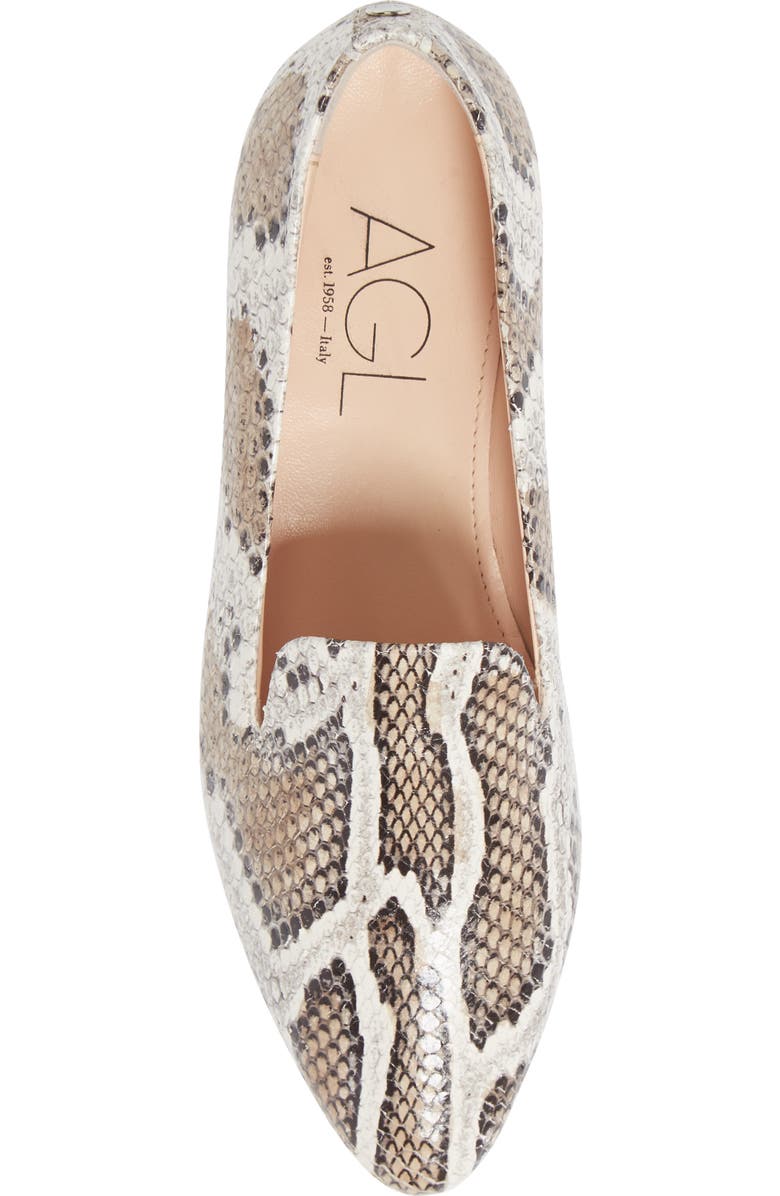 AGL Embossed Venetian Loafer, Alternate, color,