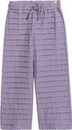 Mini Rodini Kids' Frill Detail Organic Cotton Drawstring Pants