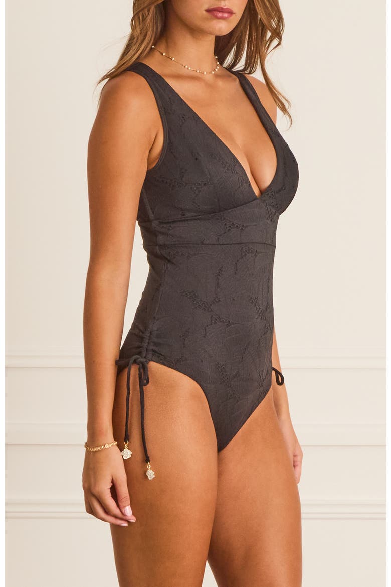 V-Neck DD/E Cup Jacqueline One Piece, Alternate, color, Black