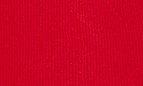 Patrizia Luca Solid Faux Wrap Sweater In Red