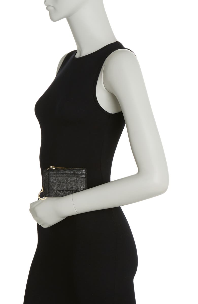 AIMEE Alia Slim ID Wallet, Alternate, color, Black W Gold