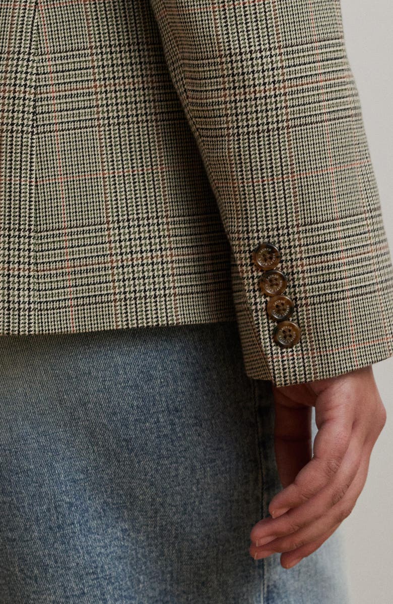 Lauren Ralph Lauren Glen Plaid Cotton Blend Twill Blazer, Alternate, color, 