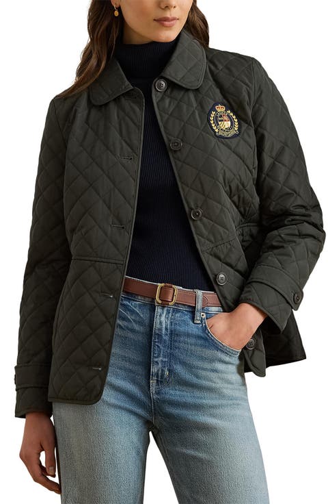 Crested Quilted Jacket
