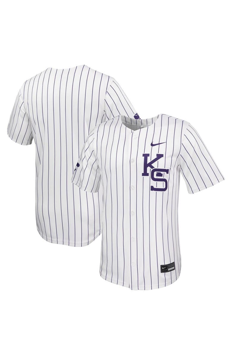 Nike Men's Nike White Kansas State Wildcats Limited Baseball Jersey, Alternate, color, White