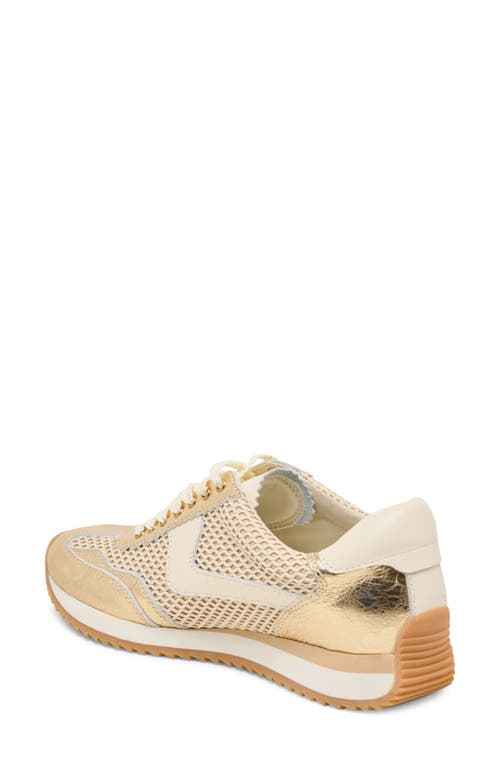 Dolce Vita B.ntcd Mesh Sneaker In Gold Mesh