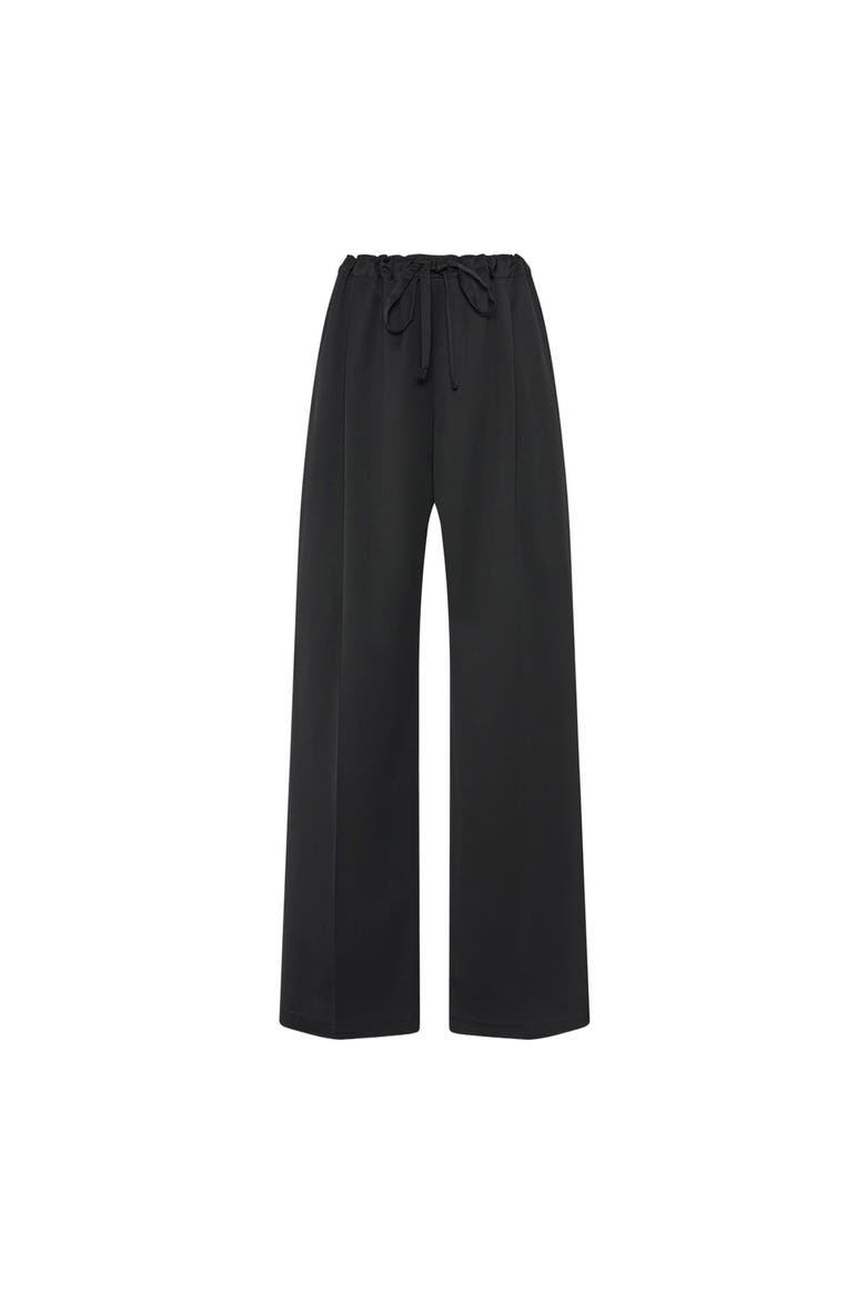 Voile Drawcord Pant, Alternate, color, Black