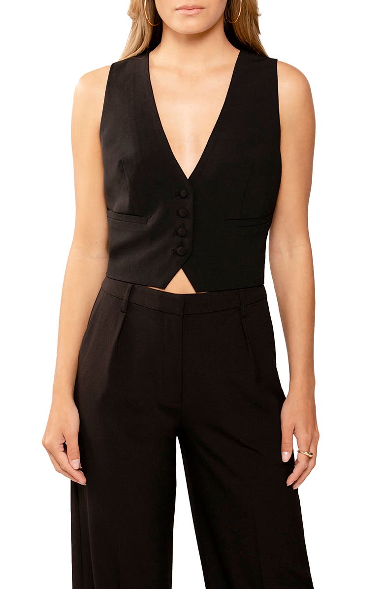 Bardot Calilista Back Belt Vest, Main, color, 