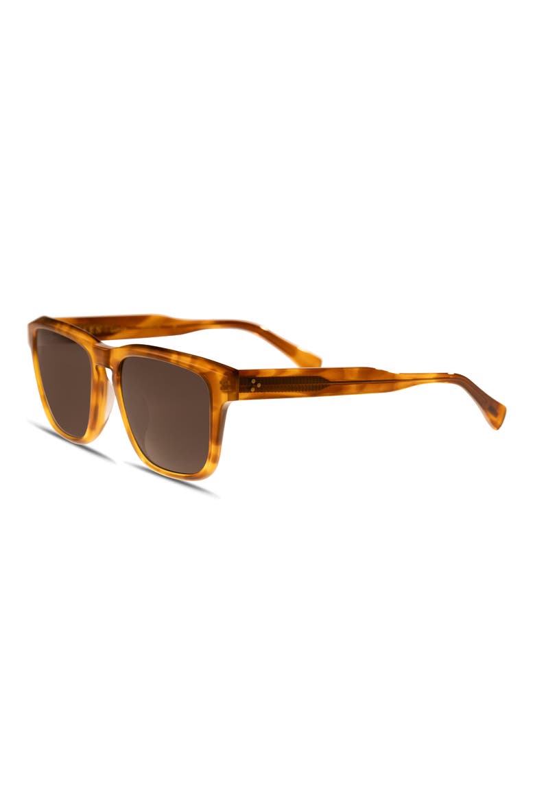 Lumis 54mm Polarized Square Sunglasses, Alternate, color, SANTA FE/ SMOKE POLARIZED