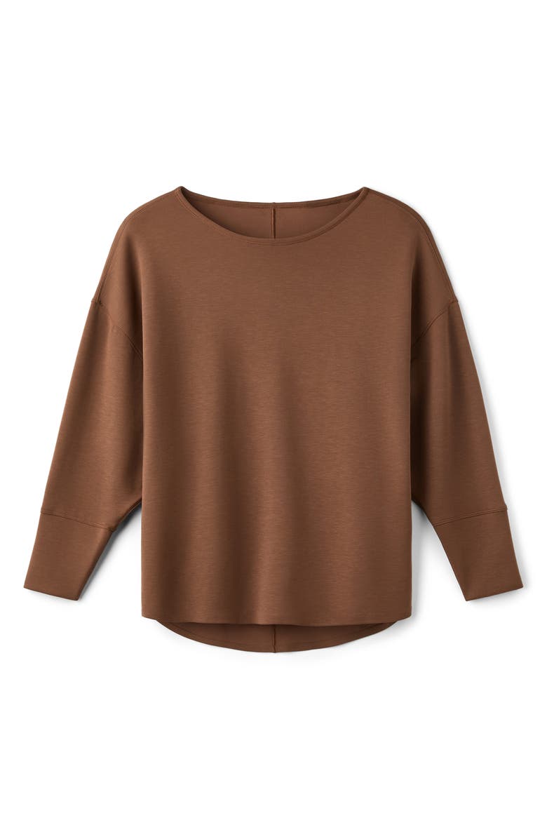 Rhone DreamGlow Pullover Sweatshirt, Alternate, color, Chestnut Brown