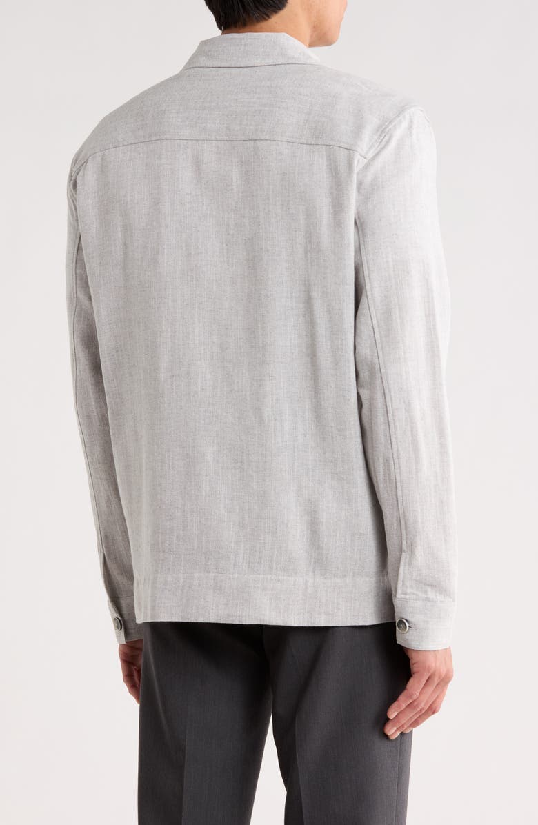 Robert Barakett Percy Overshirt, Alternate, color, Grey