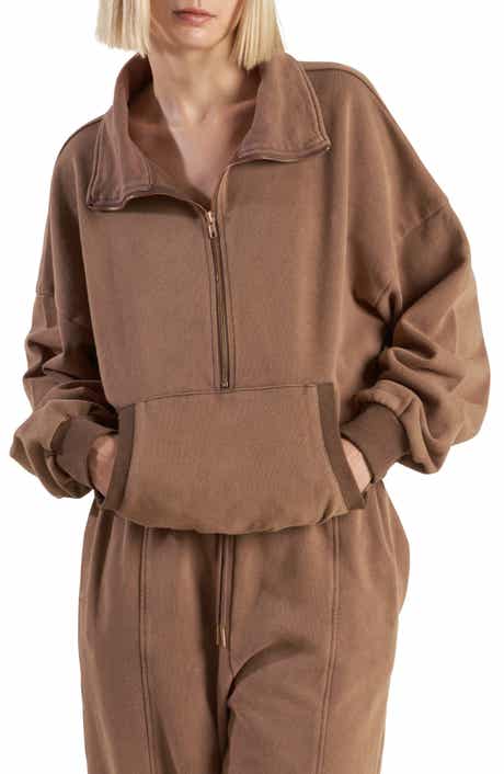 Quarter Zip Terry Sweatshirt