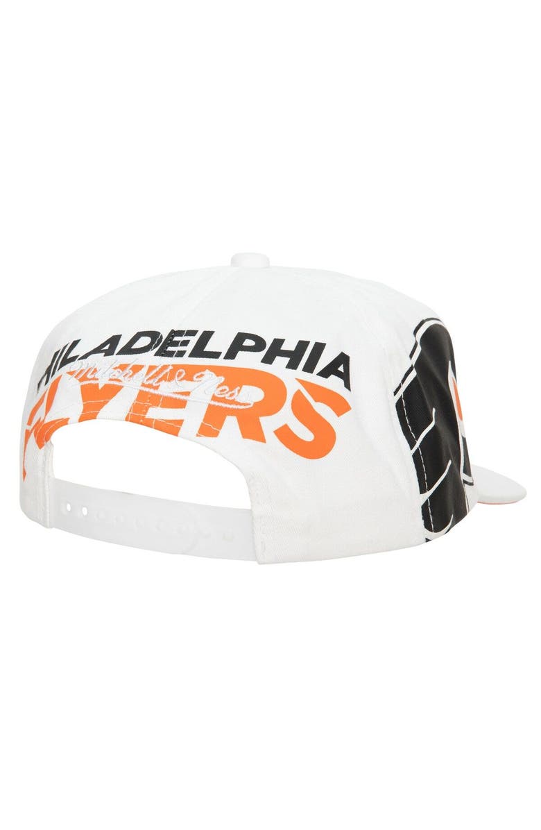 Mitchell & Ness Men's Mitchell & Ness White Philadelphia Flyers In Your Face Deadstock Snapback Hat, Alternate, color, White