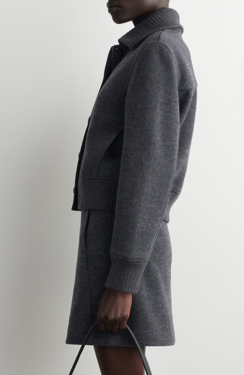 COS Wool Blend Bomber Jacket, Alternate, color, 