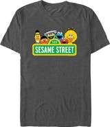 Sesame Street® Men's Sesame Street Sign Classic Group Portrait Graphic T-Shirt