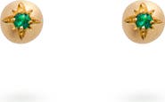 Eloise Jewelry Moon Earrings Emerald
