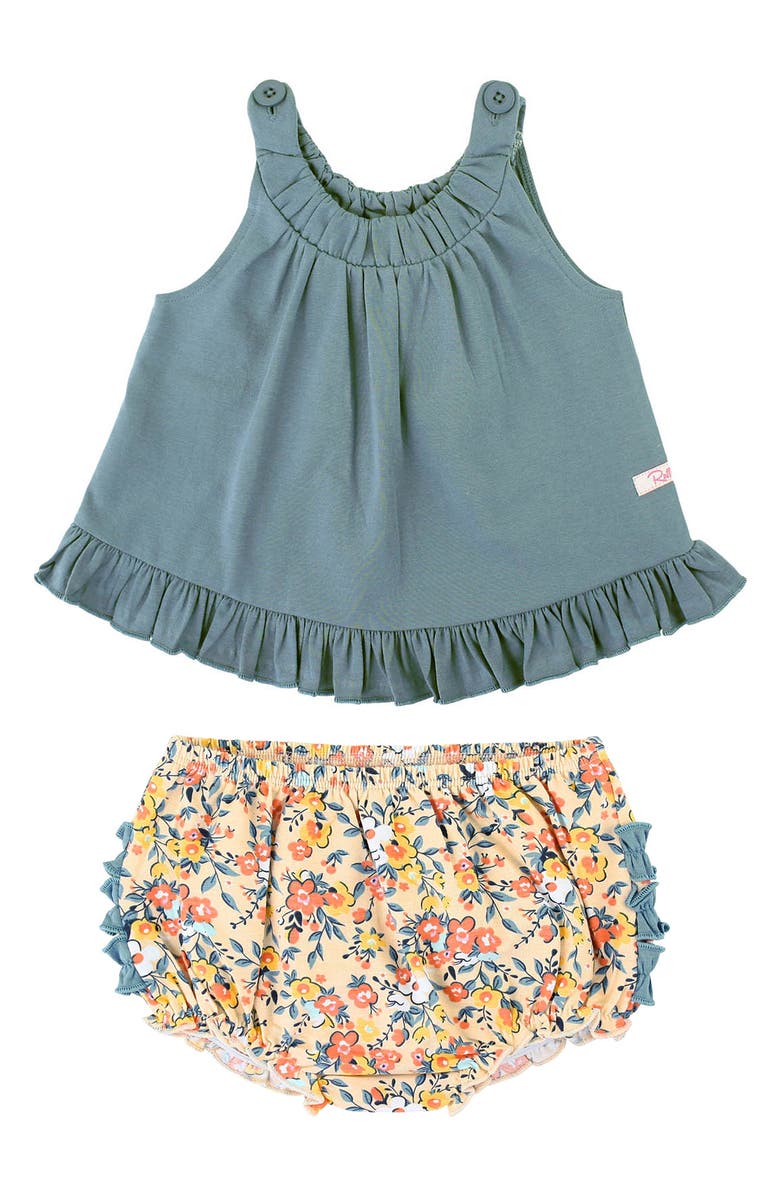 RuffleButts Ruffle Swing Top & Bloomers Set, Main, color, 