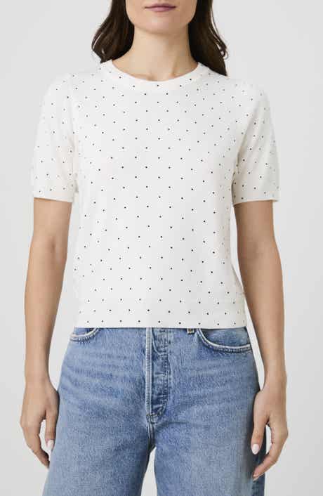 French Connection Polka Dot T-Shirt
