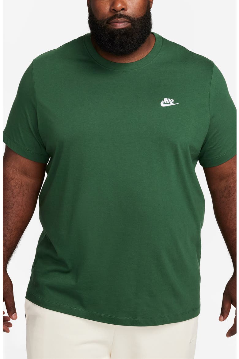 Sportswear Club Crew Neck T-Shirt, Alternate, color, 323 FIR