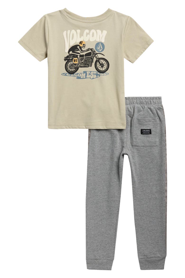 Kids' Graphic T-Shirt & Joggers Set, Alternate, color, OLIVE