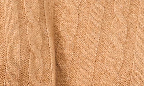 1.state Mixed Stitch Crewneck Sweater In Wild Oak
