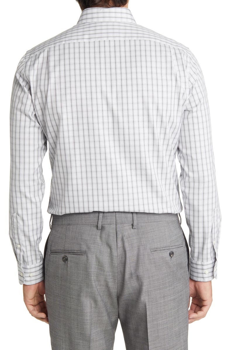 Nordstrom Jeremy Royal Plaid Oxford Dress Shirt, Alternate, color, 