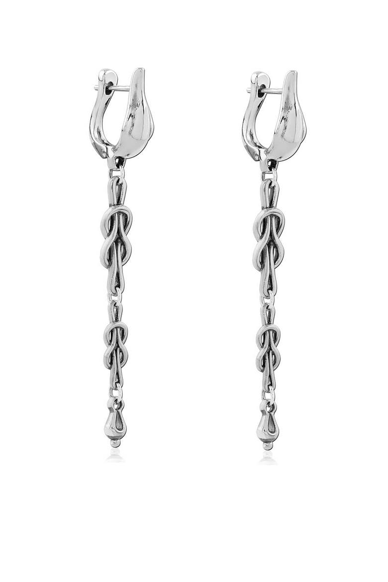 Thalia Dangle Earrings, Main, color, Silver