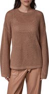 Donna Karan New York Metallic Open Stitch Sweater