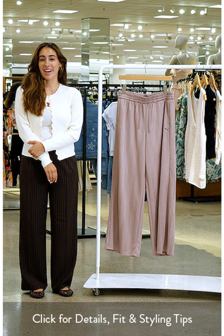 League Wide Leg Pants video