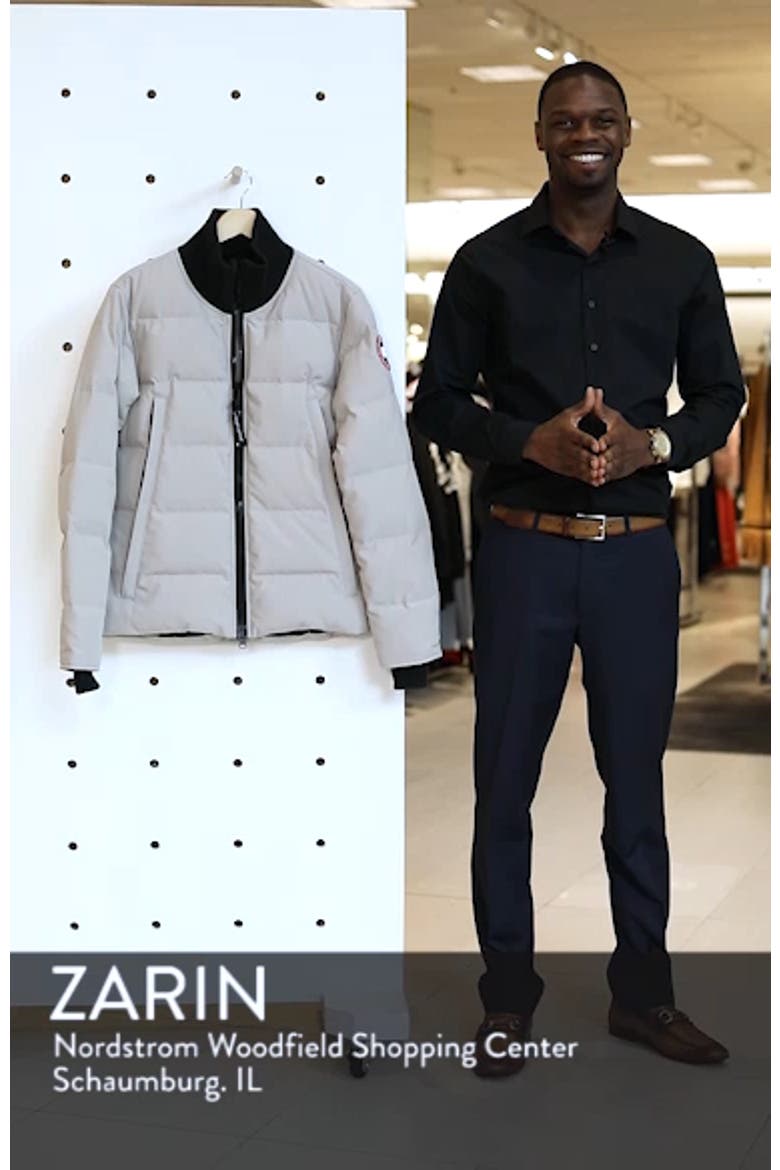 'Woolford' Slim Fit Down Bomber Jacket video