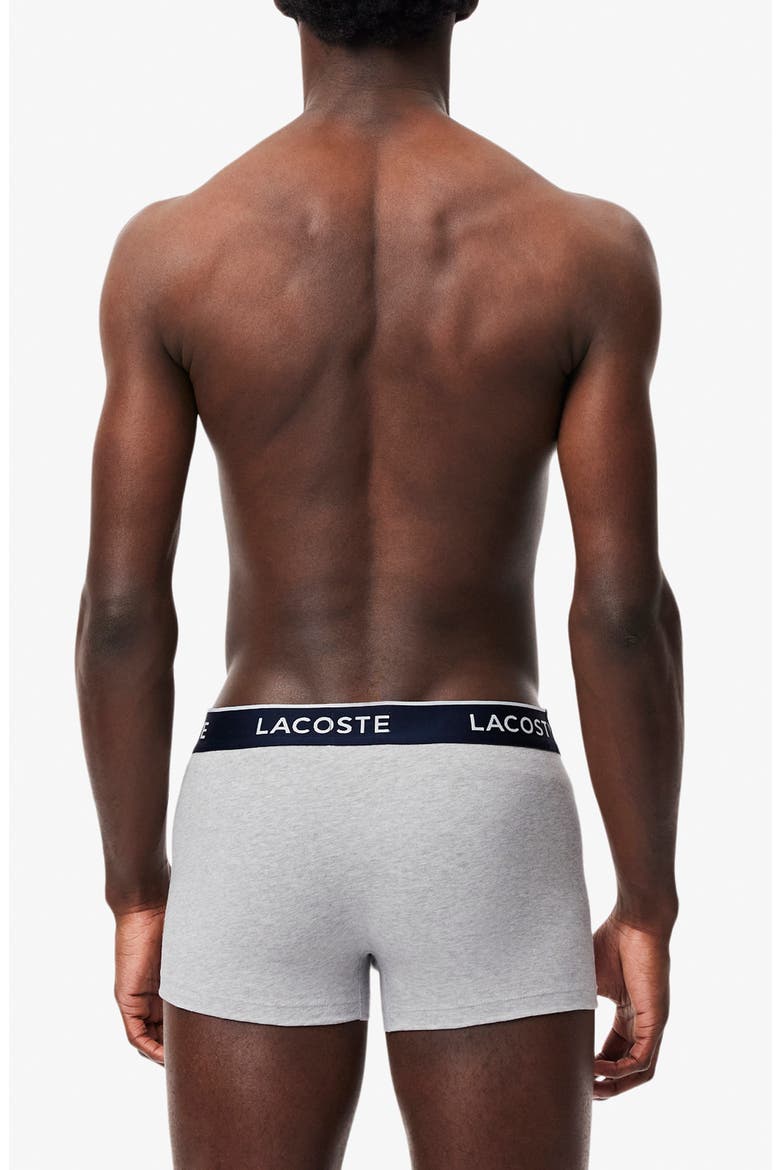 3-Pack Stretch Cotton Boxer Briefs, Alternate, color, SILVER CHINE