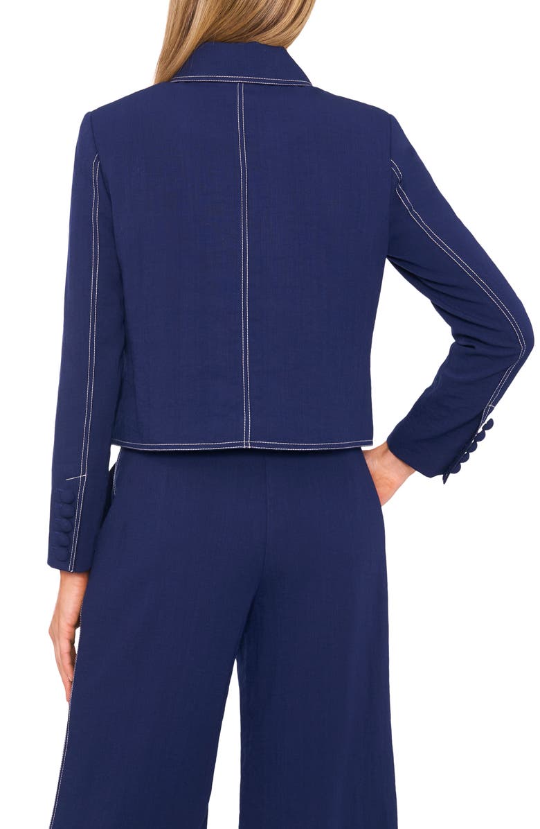 Halogen<sup>®</sup> Flap Topstitch Jacket, Alternate, color, Twilight Blue