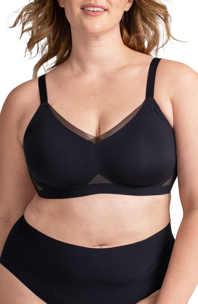 Honeylove CrossOver Wireless Bra, Alternate, color, 