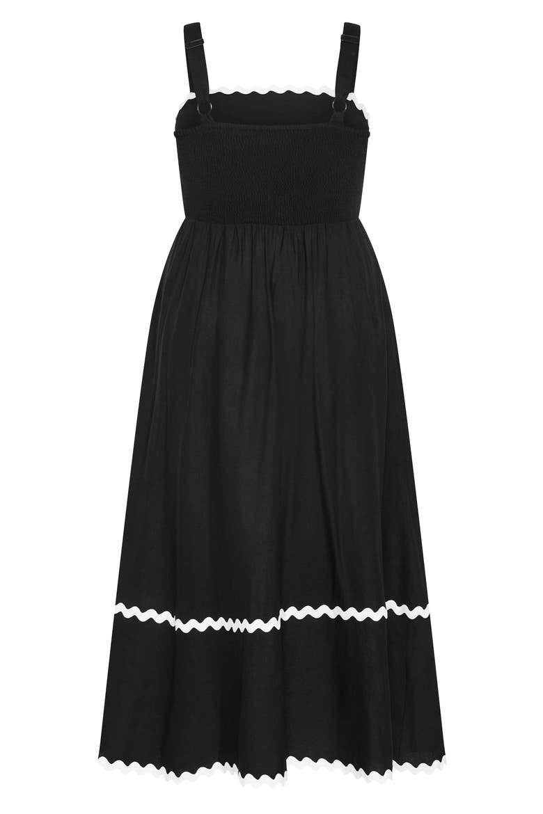 Shani Maxi Dress, Alternate, color, BLACK/ WHITE