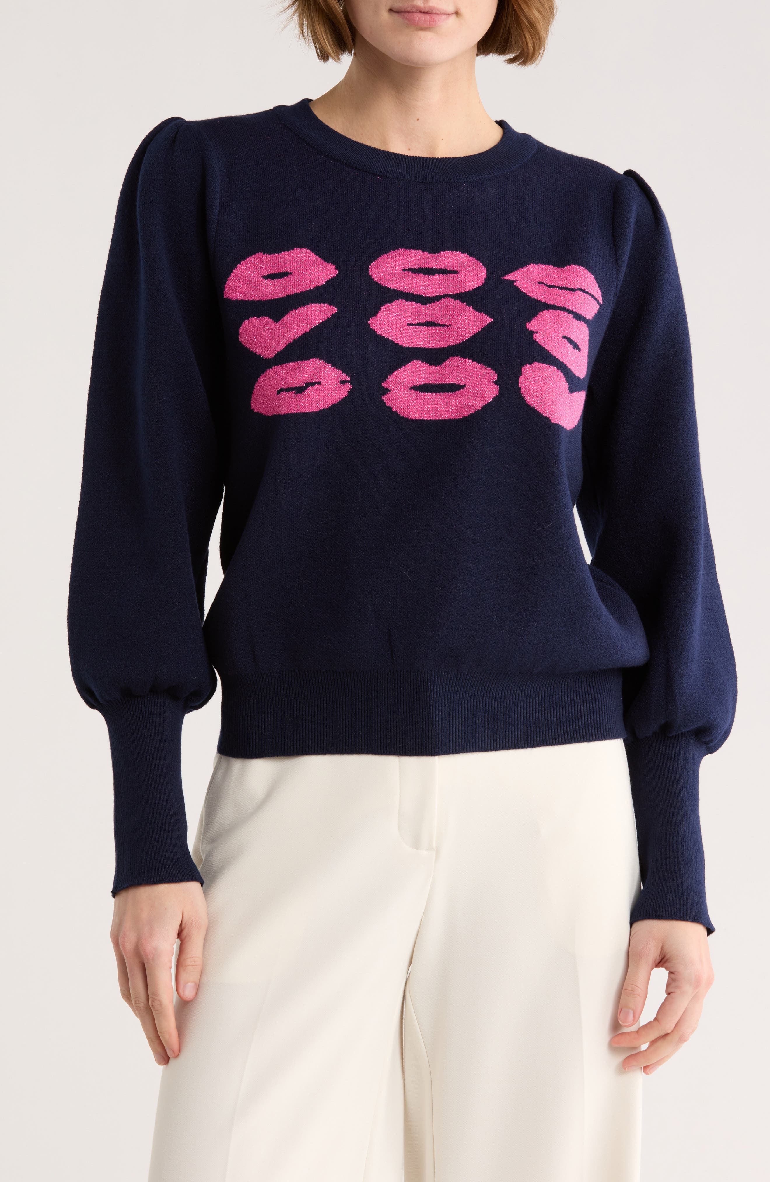 Kiss Lurex Sweater - image 3