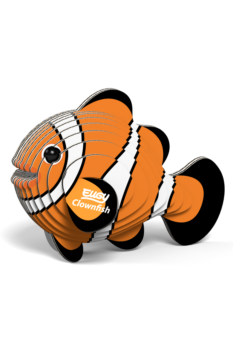 Eugy Puzzles Clownfish 3D Puzzle, Alternate, color, NO COLOR
