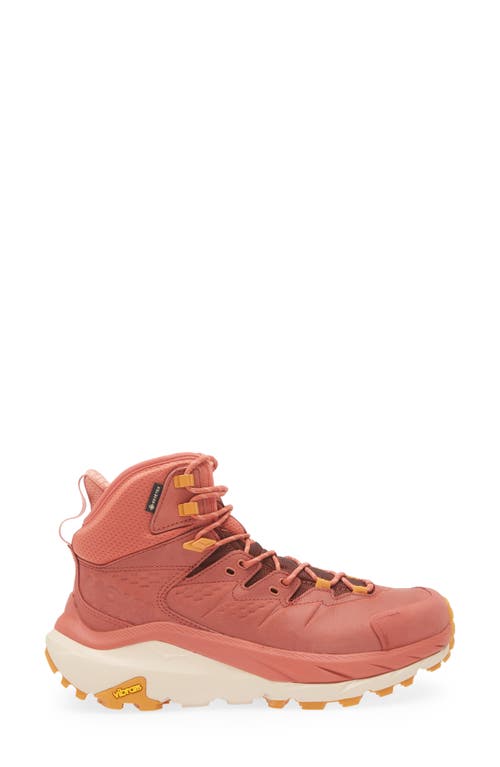 Hoka Kaha 2 Gtx Waterproof Hiking Boot In Hot Sauce/shifting Sand
