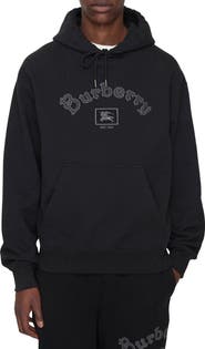 Burberry Gothic Logo Cotton Hoodie