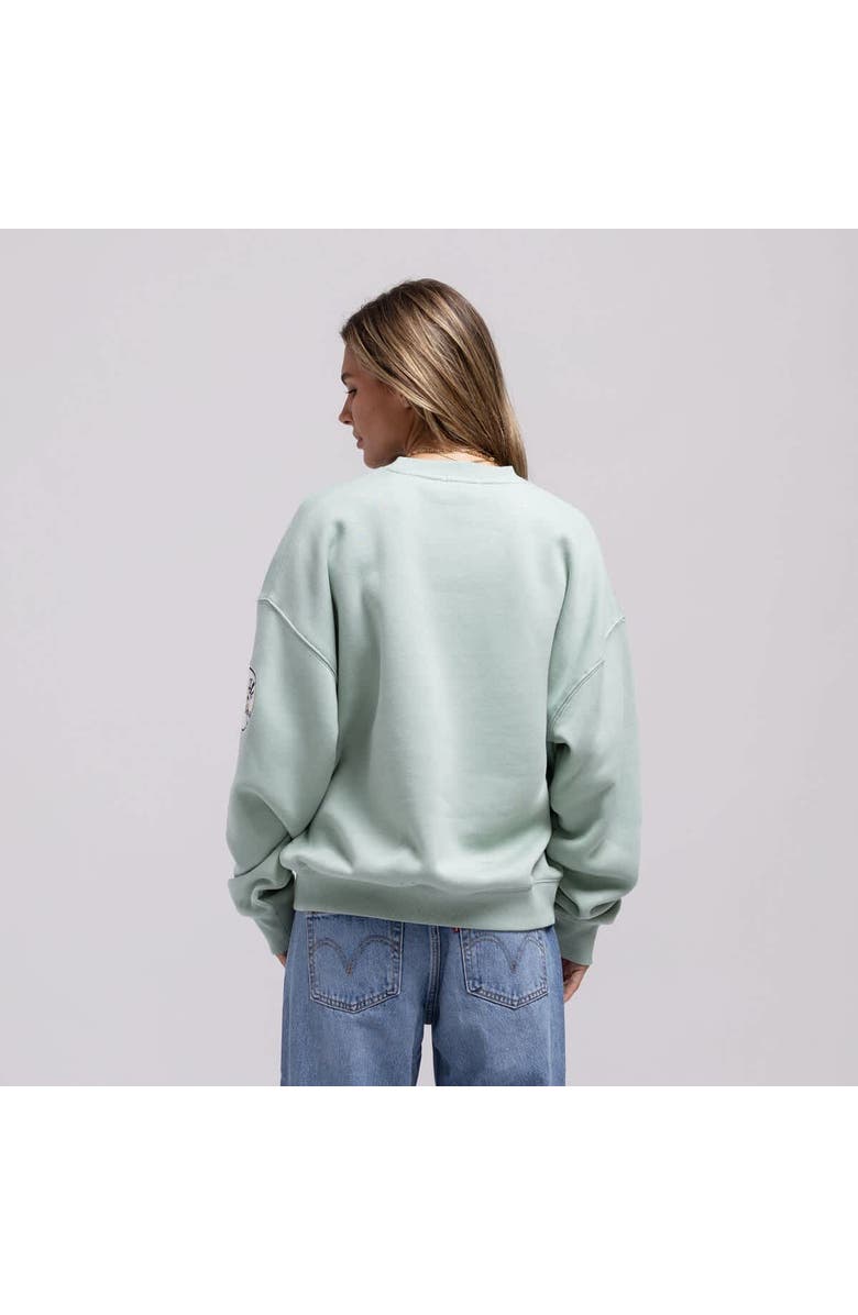 Mitchell & Ness Women's Mitchell & Ness  Green New York Yankees Yacht Rock Sweatshirt, Alternate, color, Green