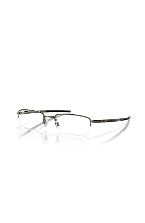 Oakley 54mm Rectangle Optical Glasses In Gray