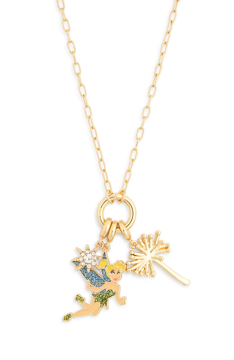 BaubleBar x Disney<sup>®</sup> Tinkerbell Cluster Necklace, Alternate, color,