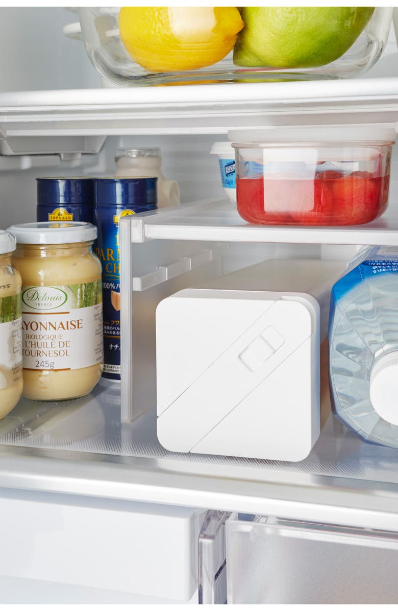 Yamazaki Adjustable Fridge Shelf, Alternate, color, White