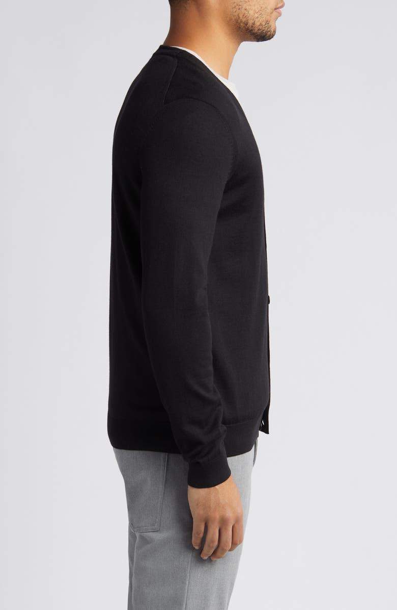 BOSS Mardon Virgin Wool Cardigan, Alternate, color,