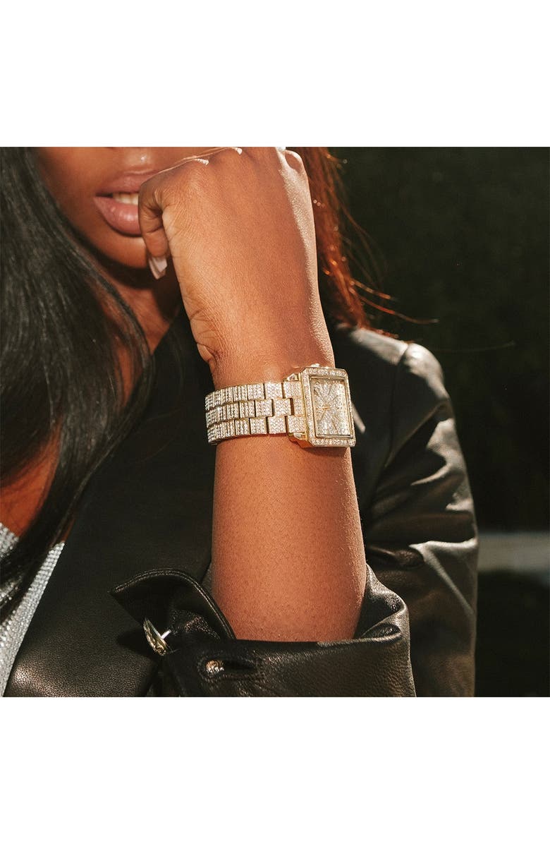 JBW Cristal Diamond Bracelet Watch, 28mm, Alternate, color, 