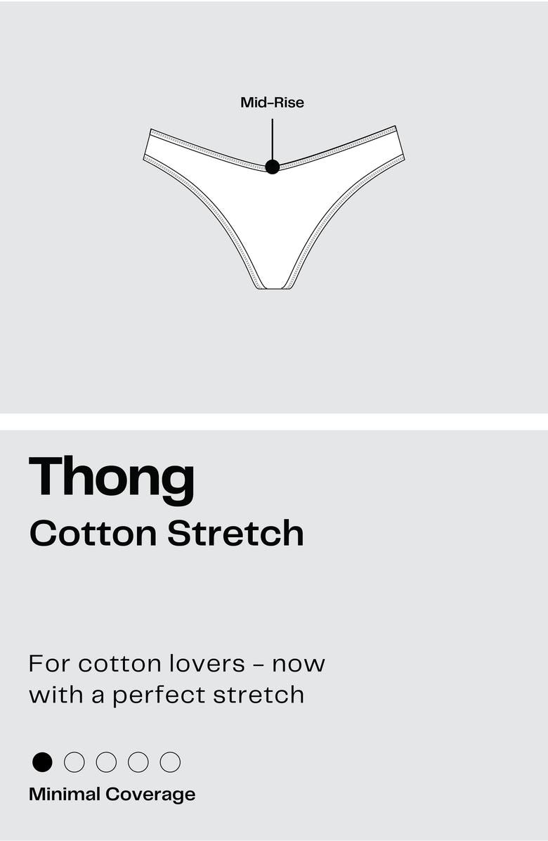 NORDSTROM RACK Assorted 5-Pack Stretch Cotton Thongs, Alternate, color, Tan Leopard Multi