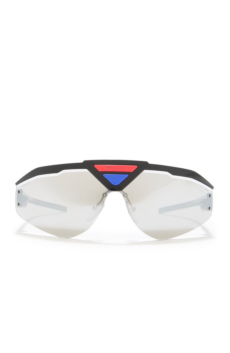 Prada Sport Shield Sunglasses, Alternate, color, 